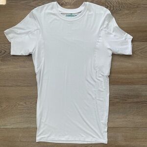 Thompson Tee Slim Fit Men’s L White Hydro-Shield Sweatproof Undershirt Crewneck